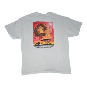 Vintage The Lion King II Simba’s Pride Shirt Mens XL White Disney Promo 90s